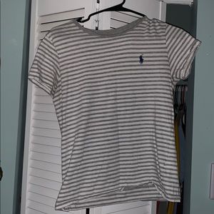 Women’s Crew neck Polo by Ralph Lauren Striped Tee